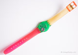 1989 Swatch Lady LG104 Liquid Sky Watch | Anni '80 rari Swatch Lady Originali