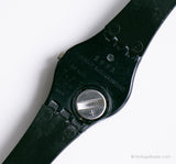 1988 Swatch Lady LB119 Black Magic Watch | Anni '80 nero Swatch Lady Orologio