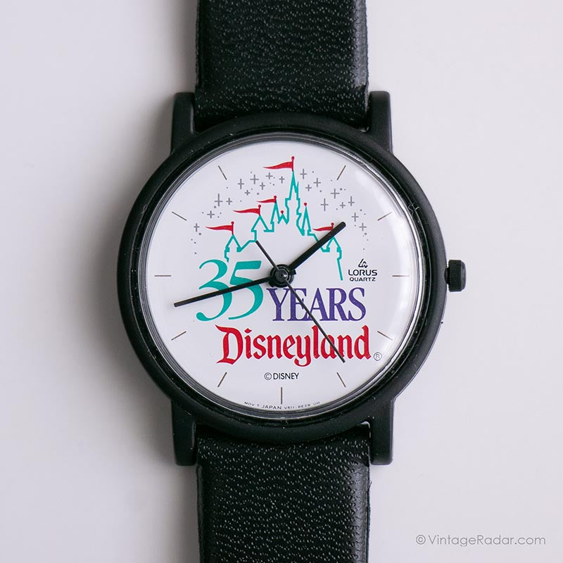 Disney Parks Disneyland 35 Years Celebration Vintage Watch Vtg Lorus Disney Disneyland Park 35 Years! Celebration  main image 4