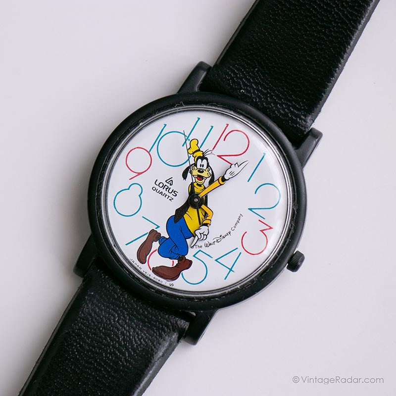 超希少　レトロ　LORUS   グーフィー             腕時計 Vintage Goofy Watch by Lorus | Disney Japan Quartz Watch