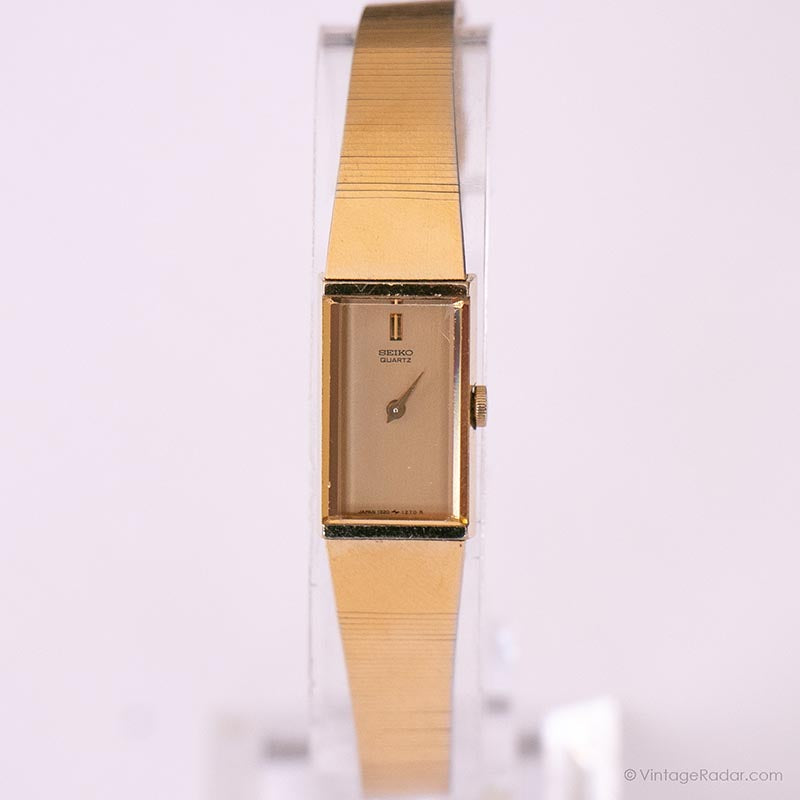 ff492 SEIKO 1320-5490 ゴールド オーバル　ヴィンテージ風 ff492 SEIKO 1320-5490 ゴールド オーバル ヴィンテージ風