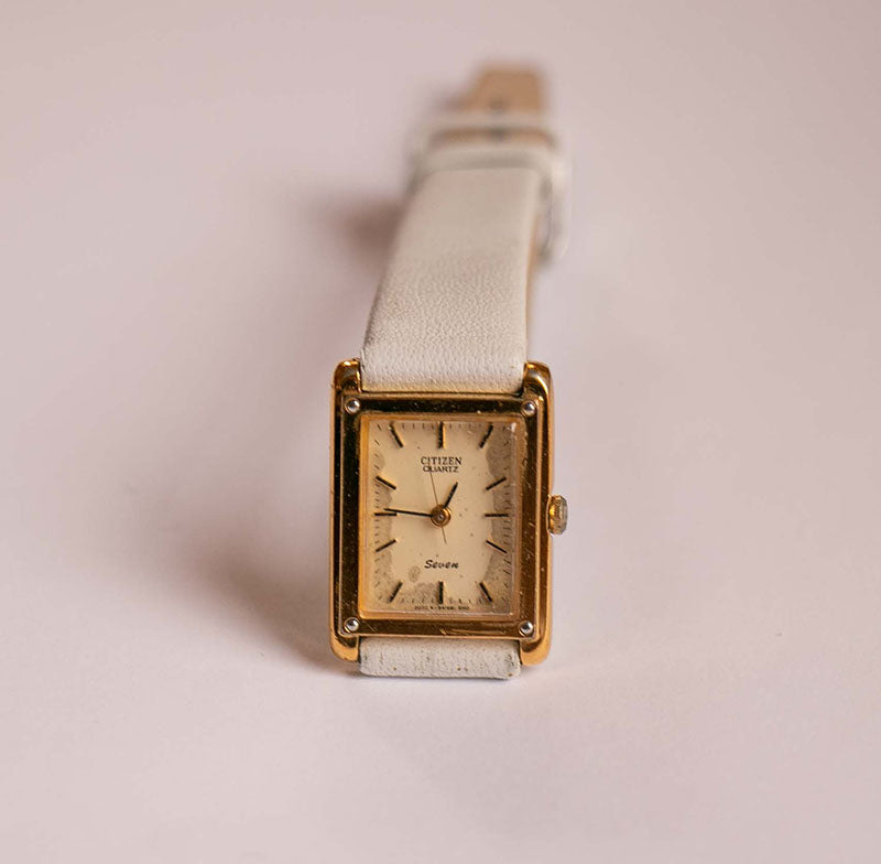 Gold-Tone Elegant Citizen Quartz Watch | Citizen Tank Women's Watch