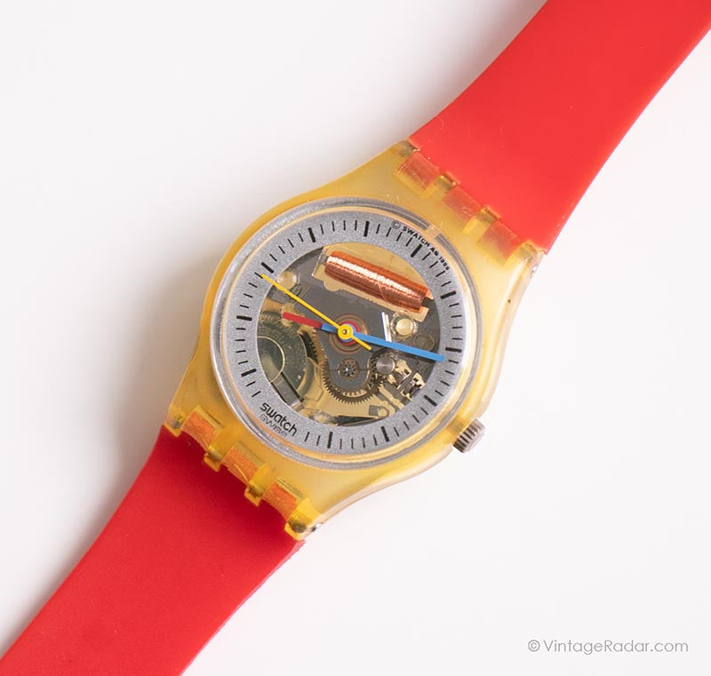 1986 Swatch Lady LITTLE JELLY LK103 Watch | 80s RARE  display picture 3