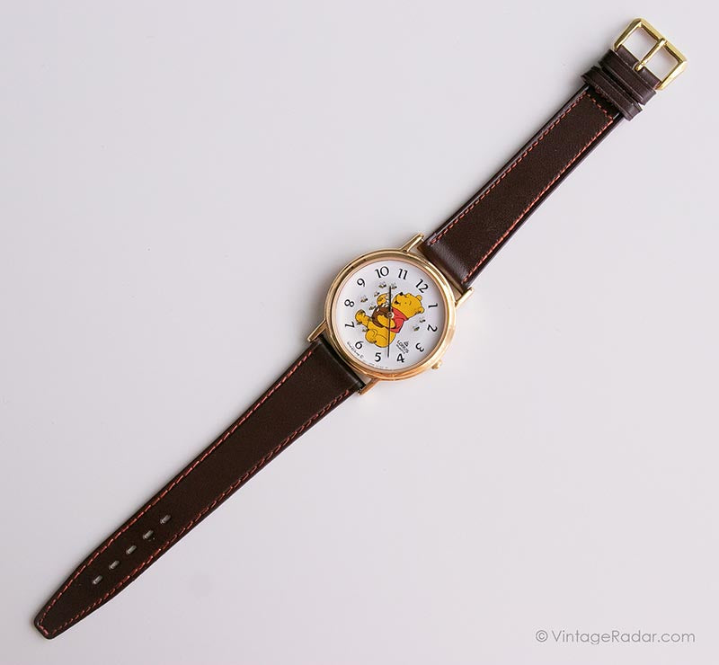 Vintage Gold-tone Winnie the Pooh Watch | Lorus Japan Quartz  display picture 3