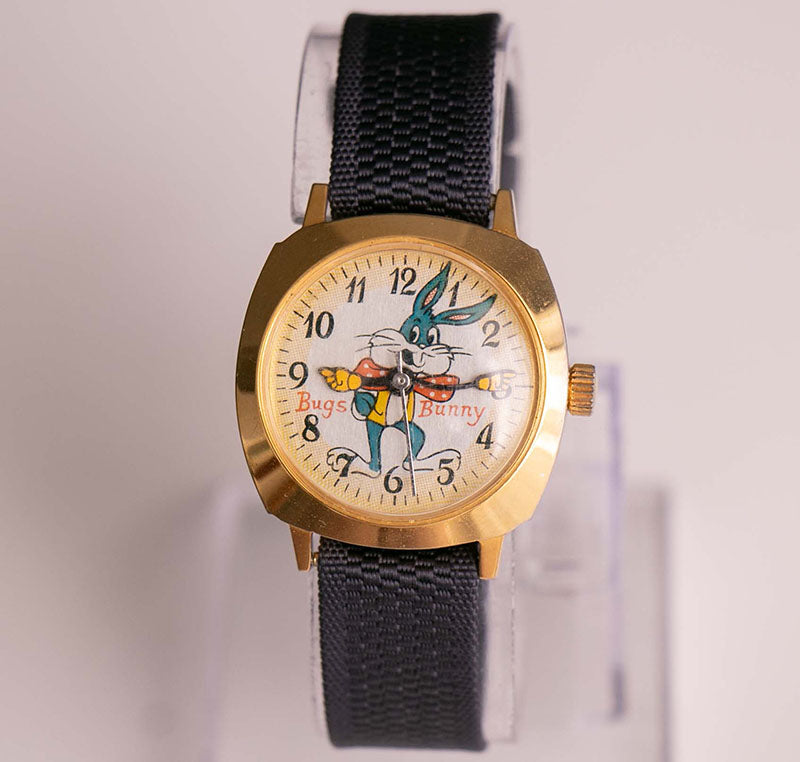 Vintage Bugs Bunny Looney Tunes Mechanical Watch Ultra Rare  display picture 1