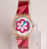 2004 Swatch Gp126 astrapi Uhr Olympic Special | Rosa Blume Swatch