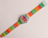 2003 Swatch Gs124 colorer le ciel montre | Arc-en-ciel Swatch Originaux Gent