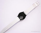 1990 Swatch GB717 The Burglar Watch | Data del giorno Swatch Guarda Gent