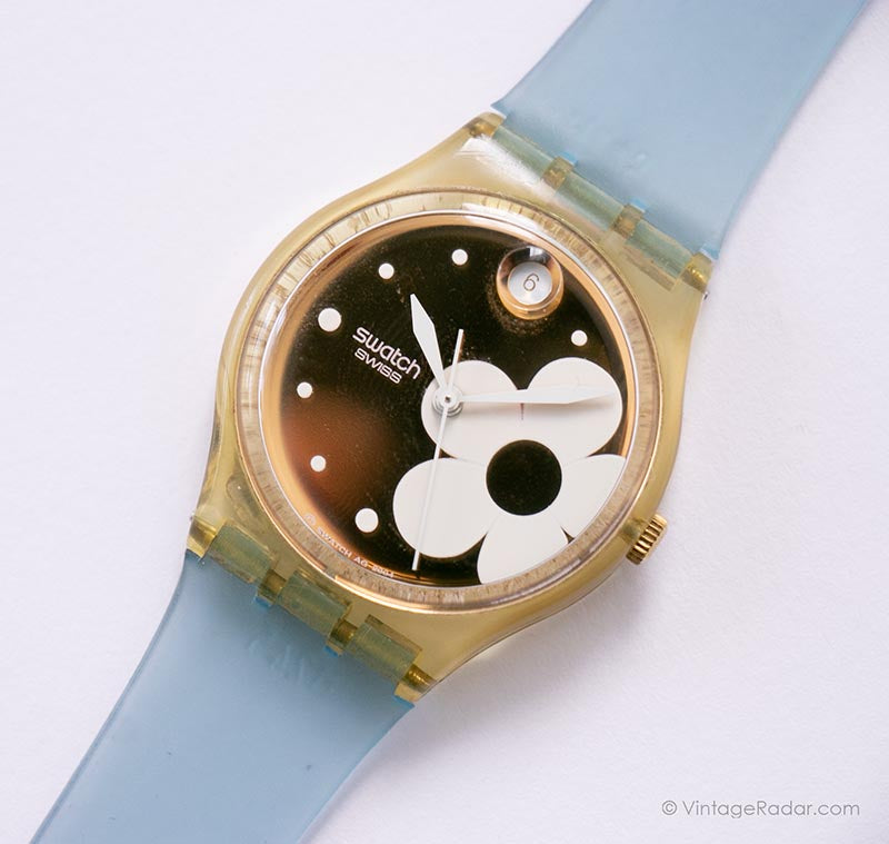 2004 Swatch GE406 Blütenfreude Uhr Muttertag Besonderes