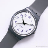 Raro 2010 Swatch Nube de niebla GM169 reloj | Coleccionable Swatch Caballero reloj