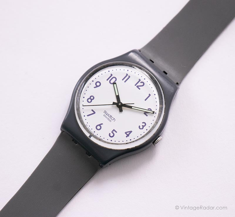 RARE 2010 Swatch GM169 FOG CLOUD Watch | Collectible Swatch 
