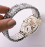 1996 Swatch GK219 Movie News Uhr | 90er Jahre farbenfroh Swatch Gent Uhr