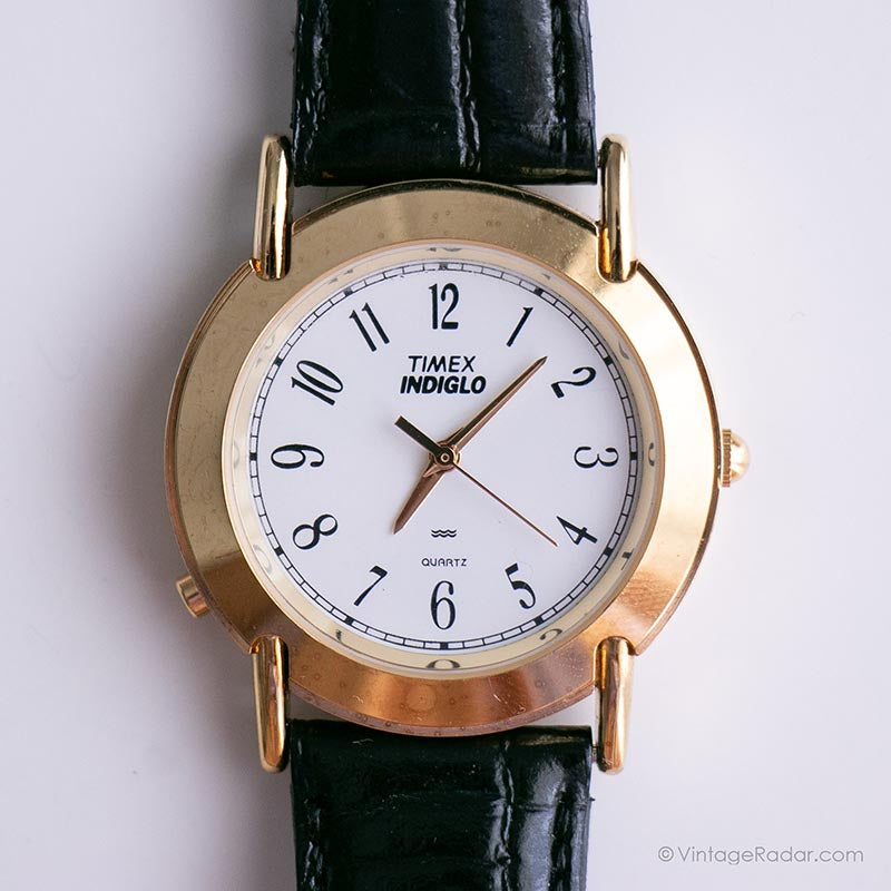 Gold Timex Formal Watch for Men and Women | Best Timex Indiglo