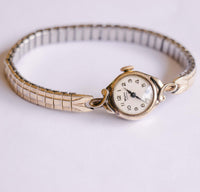 Gold-tone Wyler Incaflex Vintage Watch | 1960s Ladies Watch