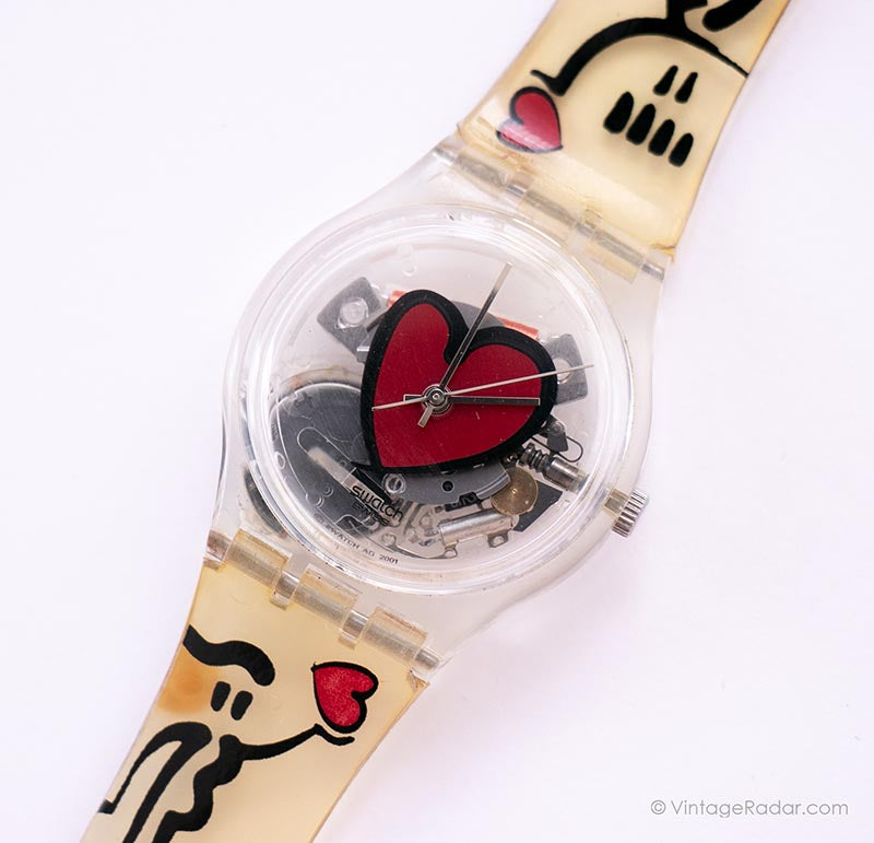 2002 Swatch GK371 CUPID'S BOW Watch Valentine's Day Swatch Watch