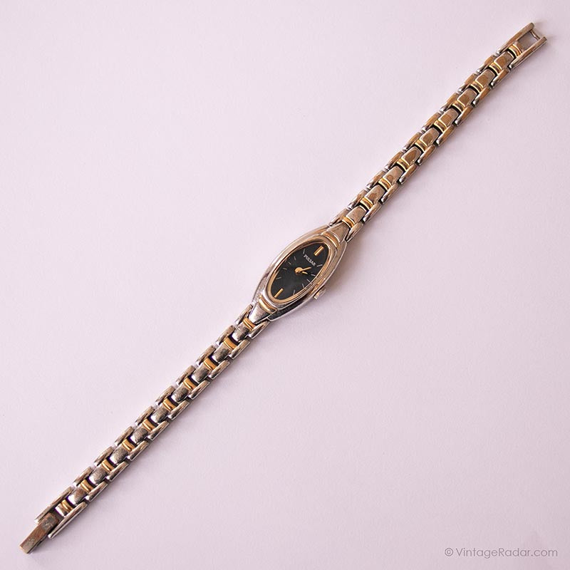Vintage Pulsar V220-X017 Watch | Black Dial Two-tone Watch  display picture 3
