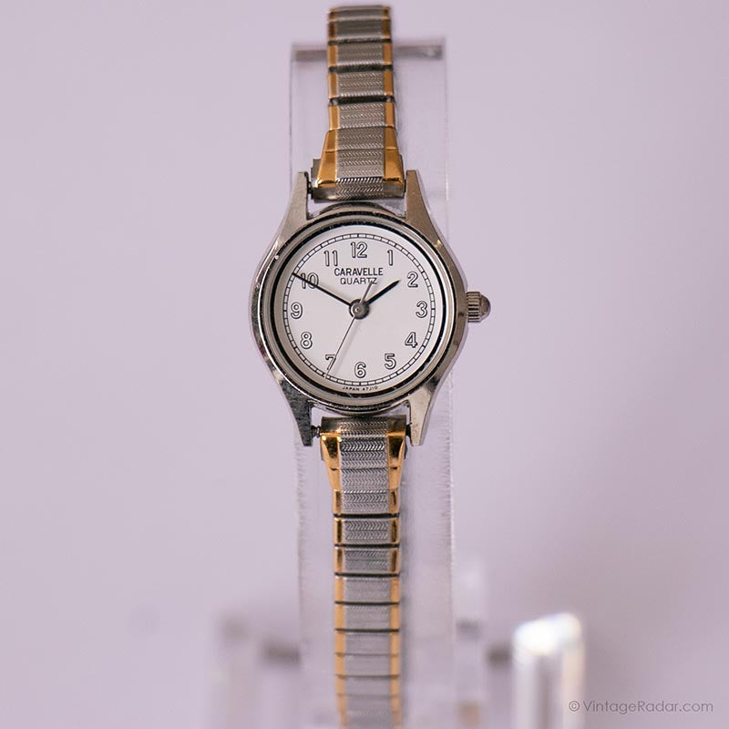 Vintage Silver-tone Caravelle by Bulova Watch | Small Watch