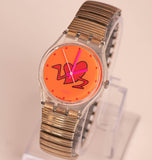 RARE Swatch GK237 POUNDING HEART Watch | 1997 Swatch Originals Gent