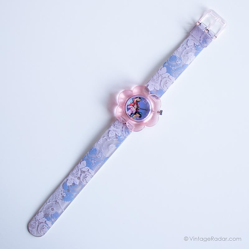 Vintage Disney Princess Watch. Stainless Steel w/Crystals. By Seiko. Running! Amazon.com: Disney Princess Adult Vintage Analog Quartz  main image 3