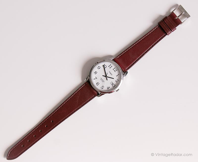 Vintage Gold-tone Timex Indiglo Date Watch for Ladies with