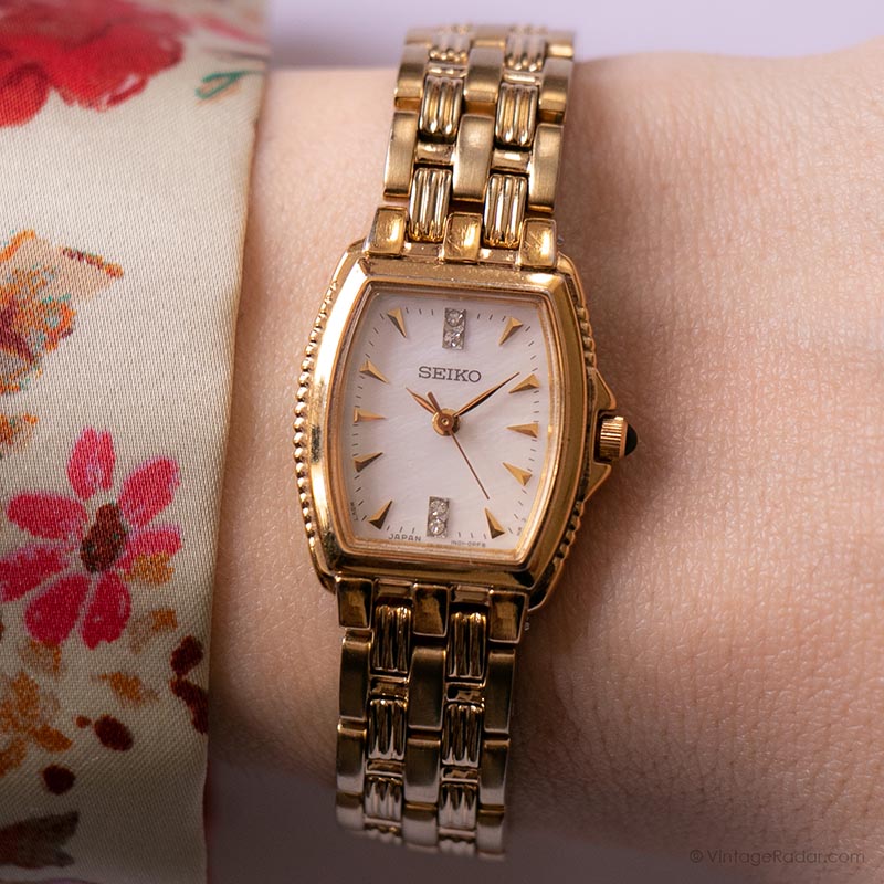 Seiko 1N01-0HL0 R2 Watch | Pearl Dress Watch for Ladies – Vintage