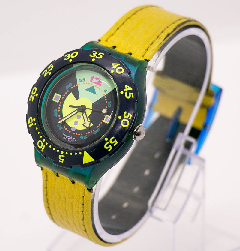 Swatch DIVINE SDN102 Watch | 90s Scuba 200 Swatch Swiss Watch