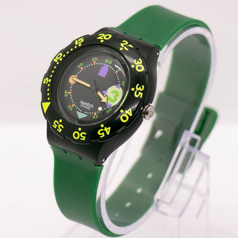 1991 Swatch Scuba 200 SDB101 Capitán Nemo reloj 90S suizo reloj