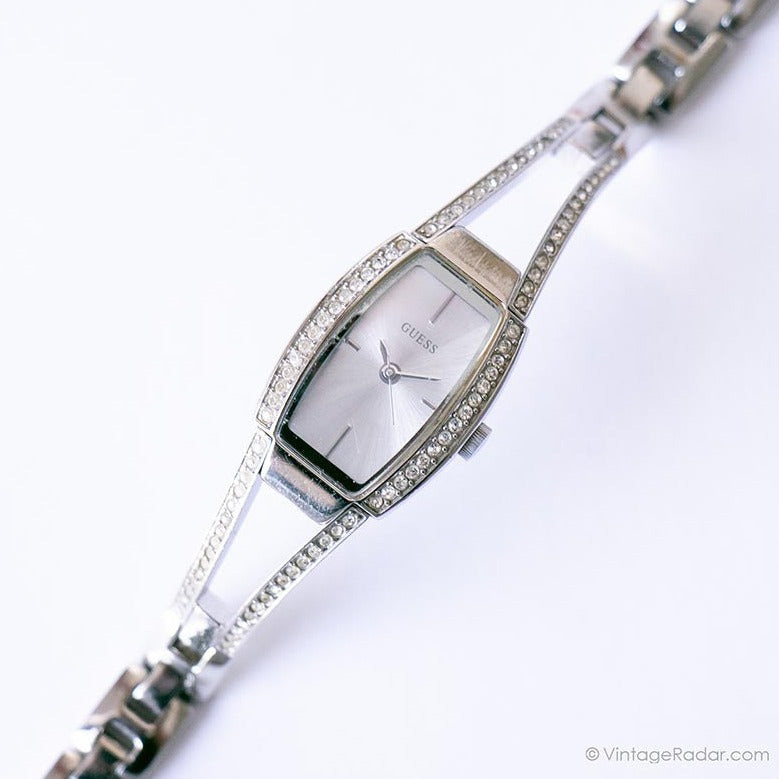 Silver-tone Guess Occasion Watch for Her | Vintage Guess Dress