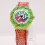 1993 Swatch reloj SDK111 Contierte la brújula | 90s Swatch Scuba 200