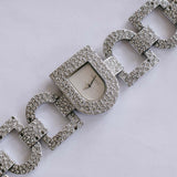 DKNY Damas de lujo reloj | En forma de D plateado DKNY De las mujeres reloj