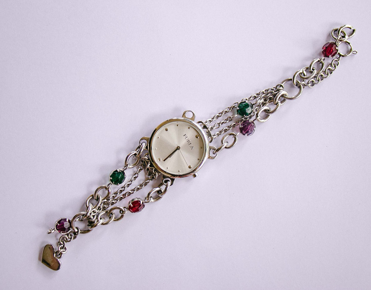 アクセサリー 00s FURLA Bracelet Purple Stone SV 925 00s FURLA Bracelet Purple Stone SV 925