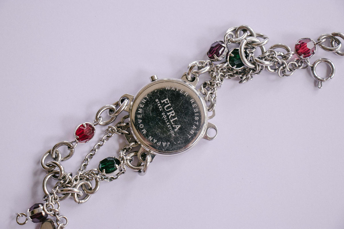 Furla charm braclet watch Round Case Watch NERO Furla Mini Shape | Furla US main image 4