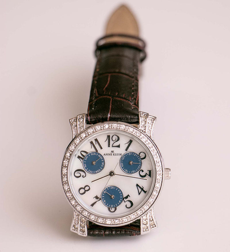 Anne Klein Diamond Moon phase Date Week Watch Anne Klein | Accessories | Anne Klein Diamond Moon Phase  main image 4