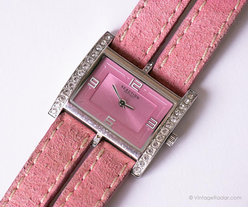Reaction Kenneth Cole Pink and Cream Women\'s Watch Kenneth Cole Reaction For Her Watch Women Silver Tone Pink  main image 3