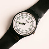 Swatch Lady LB138 Andante reloj | 1994 Swatch Lady Originales negros