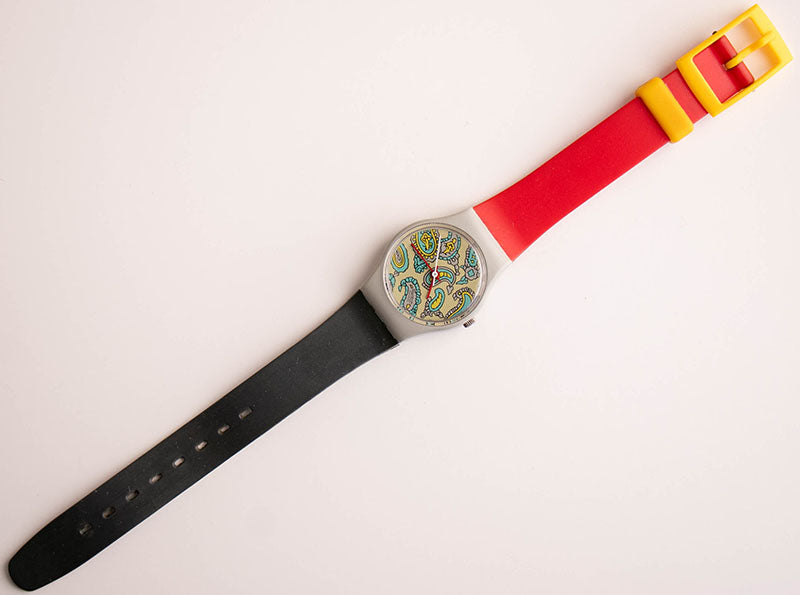 Swatch Watch Sheherazade LM105 Vintage 1985 Sheherazade LM105 Swatch Watch – swatchandbeyond.com main image 2