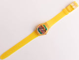 1987 Swatch Lady Orologio LK105 Belvedere | 80s Rare Lady Swatch Scheletro