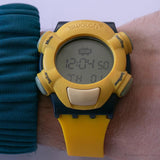 Vintage 1999 Swatch Batir estático de tiempo neto SQN101 reloj | Digital Swatch
