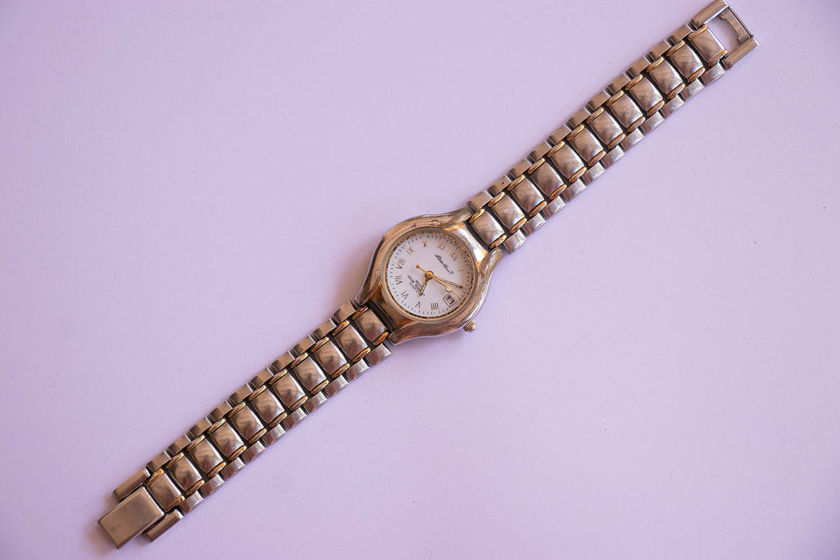 Ladies 31mm Eddie Bauer Light Up Pacific Watch Quartz Silver Gold Tone Eddie Bauer Light Up Pacific Men main image 4