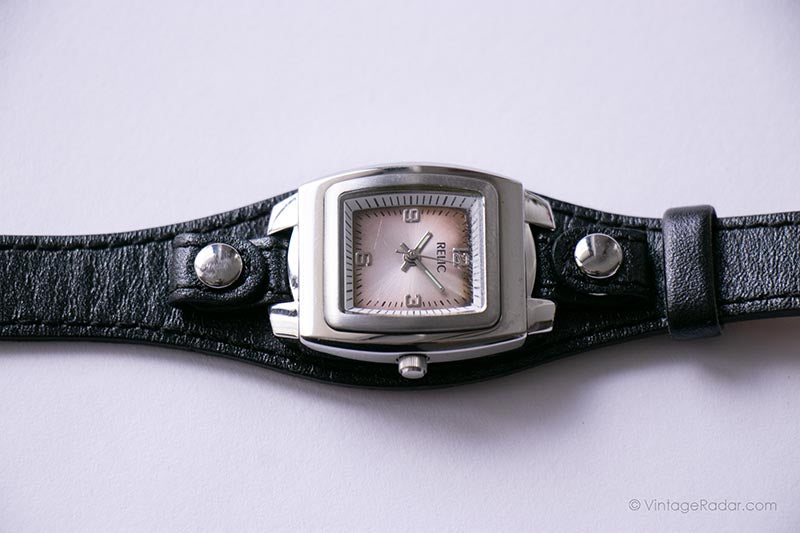 Tiny Vintage Relic by Fossil Watch for Her | Rectangular  display picture 3