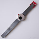 Vintage 2004 Red and Gray Flik Flak by Swatch | Motorcycle Watch