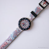 2010 Flik Flak FFL007 web-head Swatch montre | Vintage Spider-Man montre