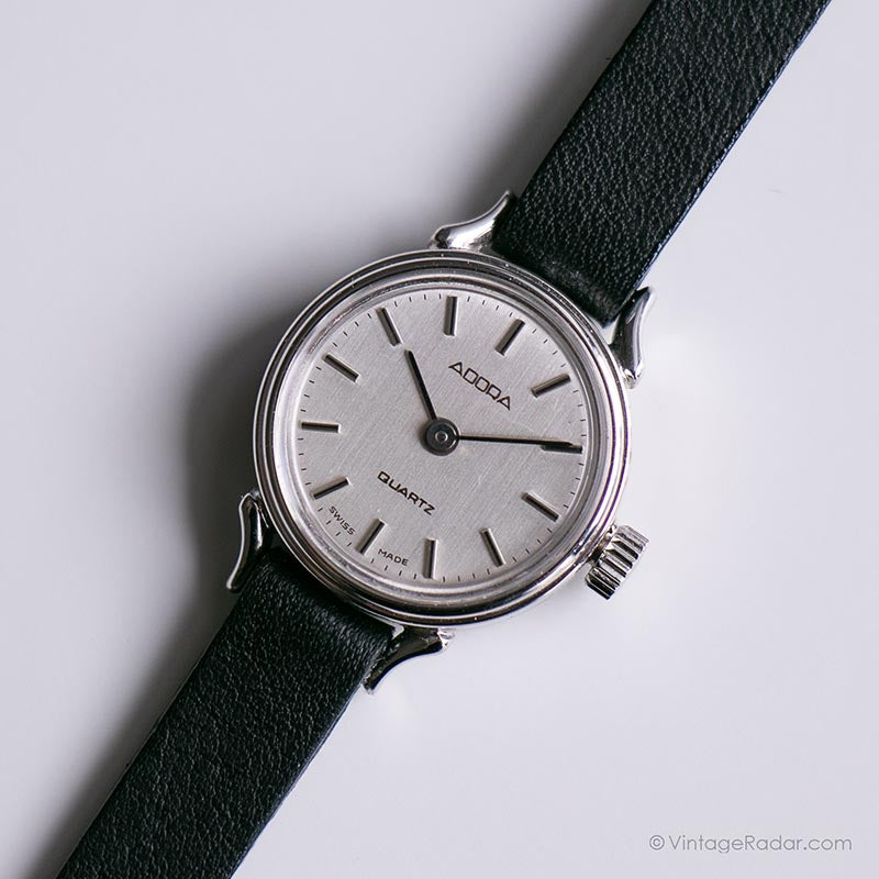 Vintage Adora Swiss Quartz Uhr Elegante Armbandkleidung für sie