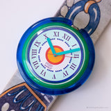 1991 Swatch PWG100 Perles de Folie reloj | Rara cosecha Swatch Estallido