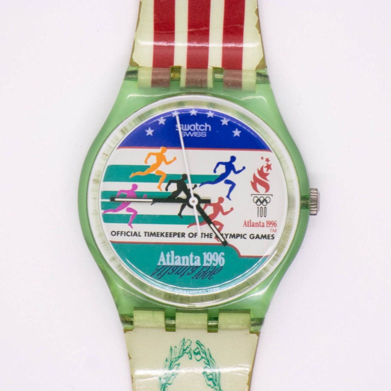 SWATCH automatic スウォッチ Atlanta1996 1996 Olympic Special Automatic Swatch Watch Edwin Moses