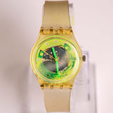 Jahrgang Swatch GK133 Bermudas Uhr | 1990er Jahre Skelett Swatch Uhr