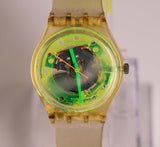 Jahrgang Swatch GK133 Bermudas Uhr | 1990er Jahre Skelett Swatch Uhr