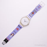 2000 Swatch GK733 orologio innevato | Giorno bianco e data Swatch