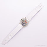 2000 Swatch GK733 orologio innevato | Giorno bianco e data Swatch