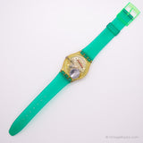 Vintage 2000 Swatch GK736 OPPOSITE Watch | Black Swatch Gent